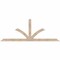 Ekena Millwork Richland Smooth Timber Gable Bracket, Douglas Fir, 84"W x 31"H x 3 1/2"D x 3 1/2"F, 9/12 Pitch GBW084X31X0404RIC00SDF - alternate 1